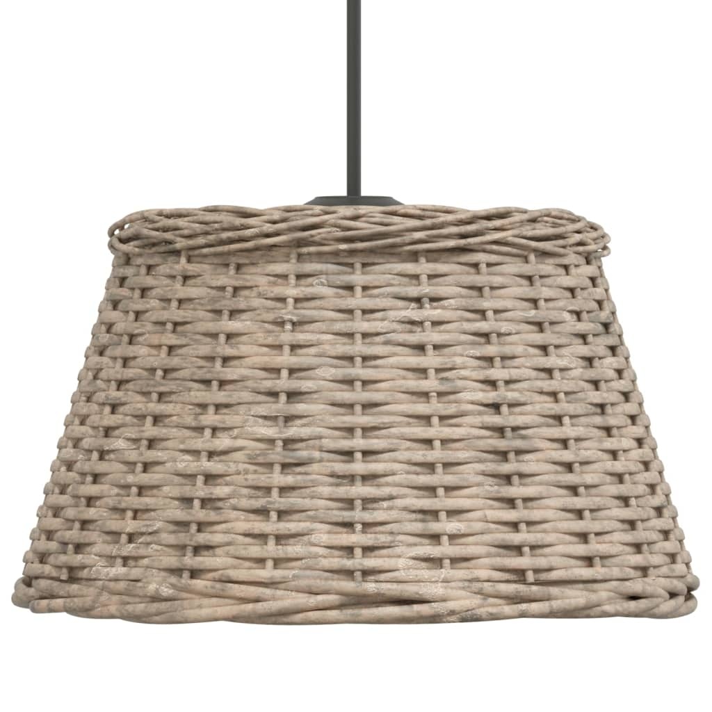 VidaXL Wicker Plafondlampenkap Bruin Ø50x30 cm - 84% Korting