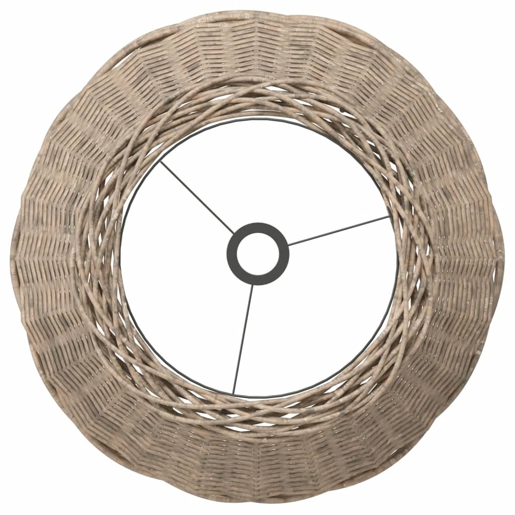 VidaXL Wicker Plafondlampenkap Bruin Ø50x30 cm - 84% Korting