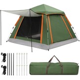 Pop-up Campingtent 3-persoons | Waterdicht & Winddicht | 33% Korting
