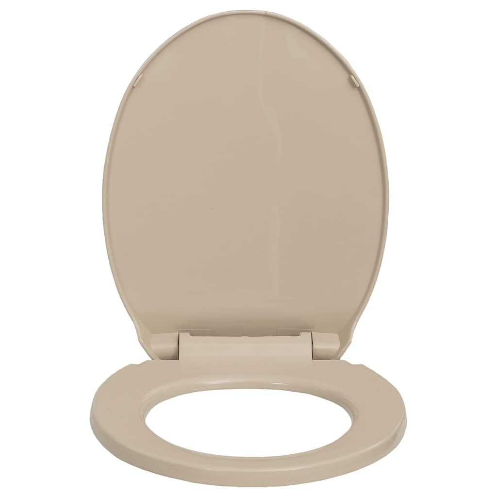 Beige Ovaal Toiletbril Soft-Close - 33% Korting