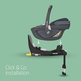 Roterende 360° ISOFIX Autostoelbasis: 0-4 Jaar | i-Size FlexiSpin Zwart - 35% Korting!
