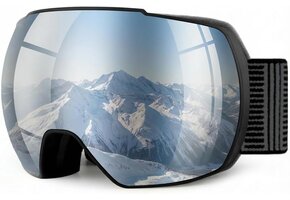 Skibril Volwassenen & Tieners - Helm Compatibel, Anti-Fog, UV400 - 60% Korting