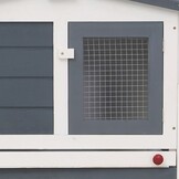 Groot Houten Konijnenhok 204cm - Veilig en Comfortabel, 35% Korting!