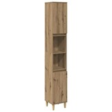 VidaXL Badkamerkast met 6 Vakken & 2 Deuren - 30x30x190 cm