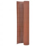 VidaXL Tuinafscheiding Bruin PVC 110x400cm - 34% Korting
