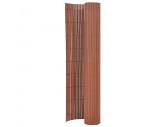 VidaXL Tuinafscheiding Bruin PVC 110x400cm - 34% Korting