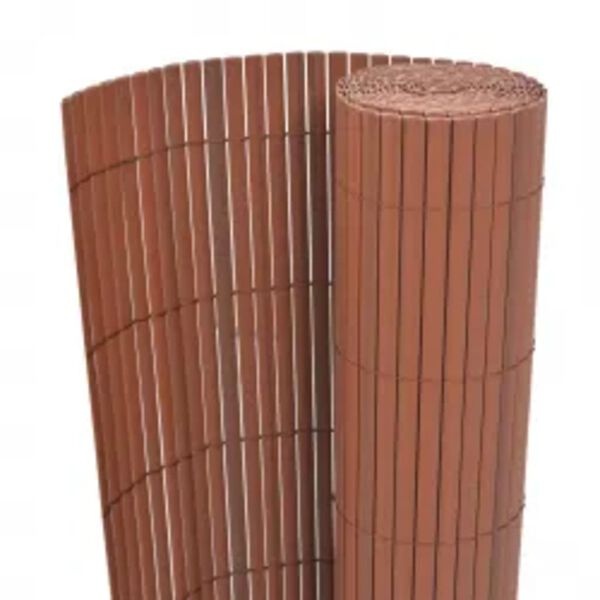 VidaXL Tuinafscheiding Bruin PVC 110x400cm - 34% Korting