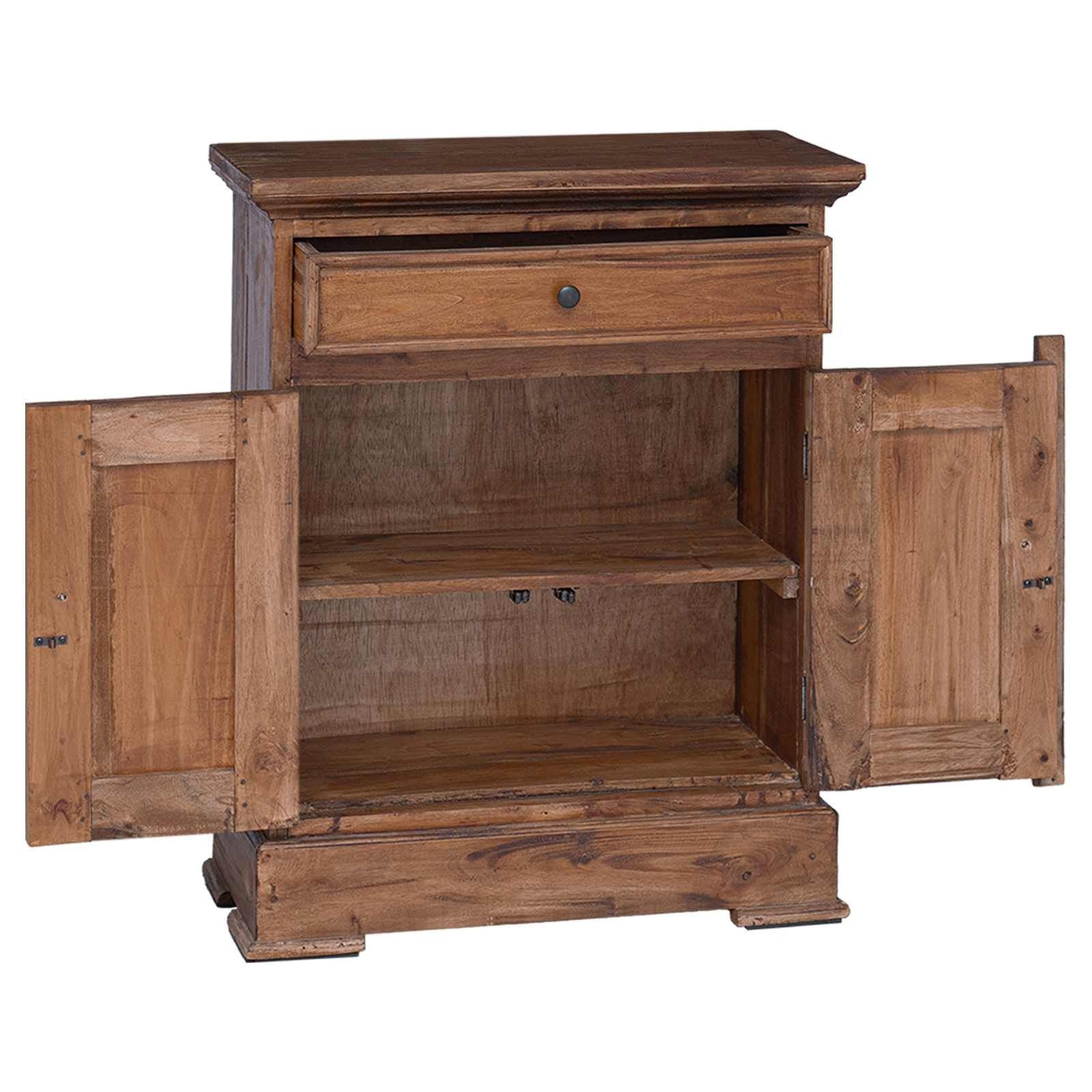Mahoniehouten Opbergkast 63x30x79 cm | 59% Korting