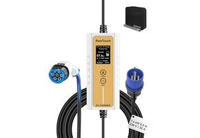 Mobiel Laadstation Elektrische Auto Type 2 CEE Blauw | 7.4 kW | 6.5m Kabel | -37%