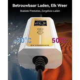 Mobiel Laadstation Type 2 | 7.4kW Elektrische Auto | 6.5m Kabel | 30% Korting