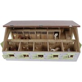 Roze Houten Paardenstal 9 Boxen 1:32 - 58% Korting