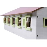 Roze Houten Paardenstal 9 Boxen 1:32 - 58% Korting
