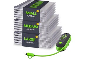 Vacuümzakken Set 15 Stuks met USB Pomp - Ruimtebesparing & Reizen