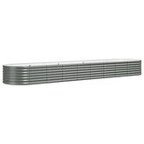 Grijze Stalen Plantenbak 368x80x36cm - 34% Korting