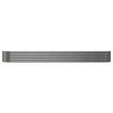Grijze Stalen Plantenbak 368x80x36cm - 34% Korting