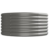 Grijze Stalen Plantenbak 368x80x36cm - 34% Korting