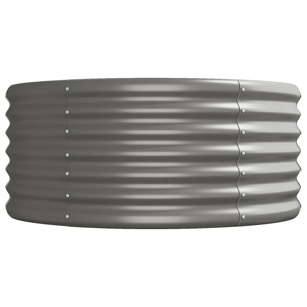 Grijze Stalen Plantenbak 368x80x36cm - 34% Korting