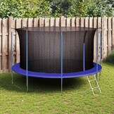 Veiligheidsnet Trampoline 3,96 m - Zwart (34% Korting)