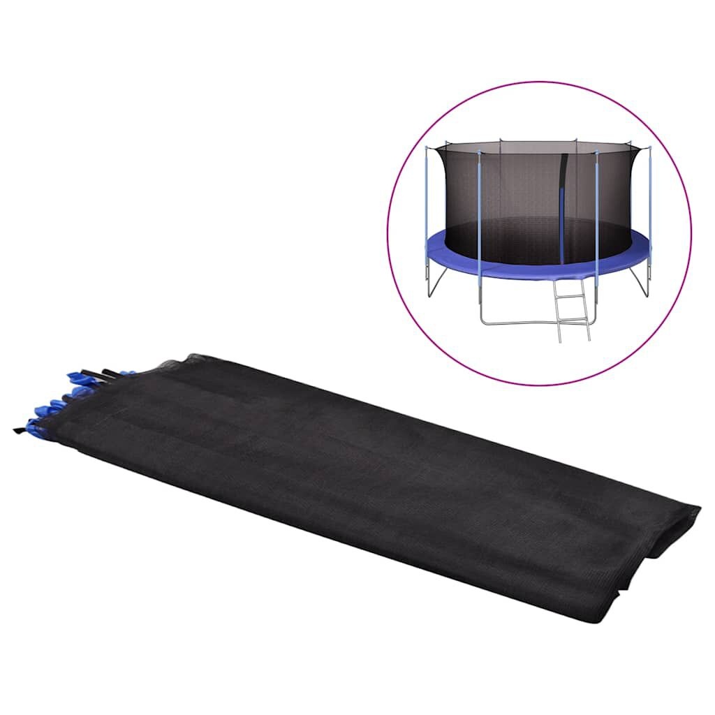 Veiligheidsnet Trampoline 3,96 m - Zwart (34% Korting)