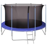 Veiligheidsnet Trampoline 3,96 m - Zwart (34% Korting)