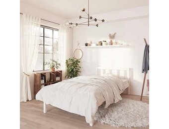 Wit Grenenhouten Bedframe (90x200cm) - 34% Korting