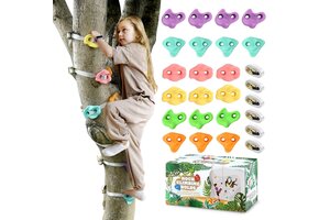 Klimstenen Ninja Parcours 20 Stuks - Kinderen & Volwassenen - 33% Korting