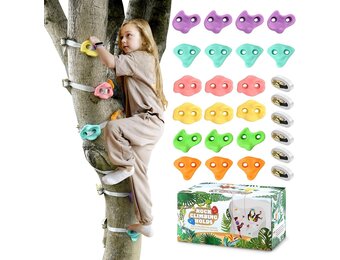Klimstenen Ninja Parcours 20 Stuks - Kinderen & Volwassenen - 33% Korting