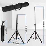Verstelbare Dartbord Standaard 106-200cm - 34% Korting!