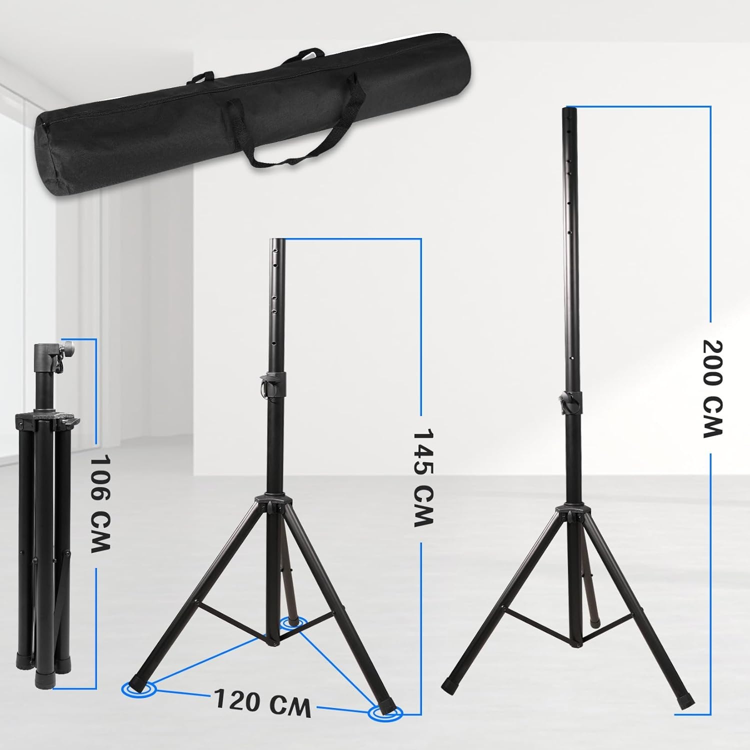 Verstelbare Dartbord Standaard 106-200cm - 34% Korting!