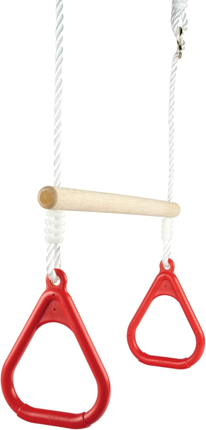 2-in-1 Houten Gymset met Schommel & Trapeze | Verstelbaar | 28% Korting