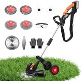 Accu Grastrimmer 1200W Borstelloos - 5-in-1, Verstelbaar - 34% Korting