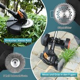 Accu Grastrimmer 1200W Borstelloos - 5-in-1, Verstelbaar - 34% Korting