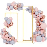 Gouden Metalen Huwelijksboog Set: Stalen Achtergrondframes 2.2m, 2m, 1.8m | 34% Korting