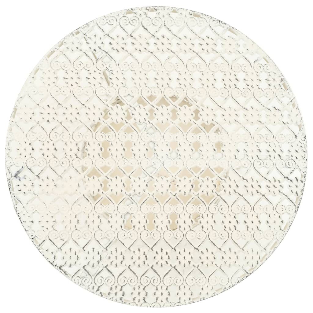 Vintage Bistrotafel Rond Metaal Wit - 53% Korting