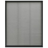 Plissé Raamhor 80x100cm Antraciet/Zwart - 33% Korting