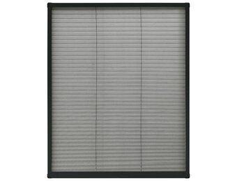 Plissé Raamhor 80x100cm Antraciet/Zwart - 33% Korting