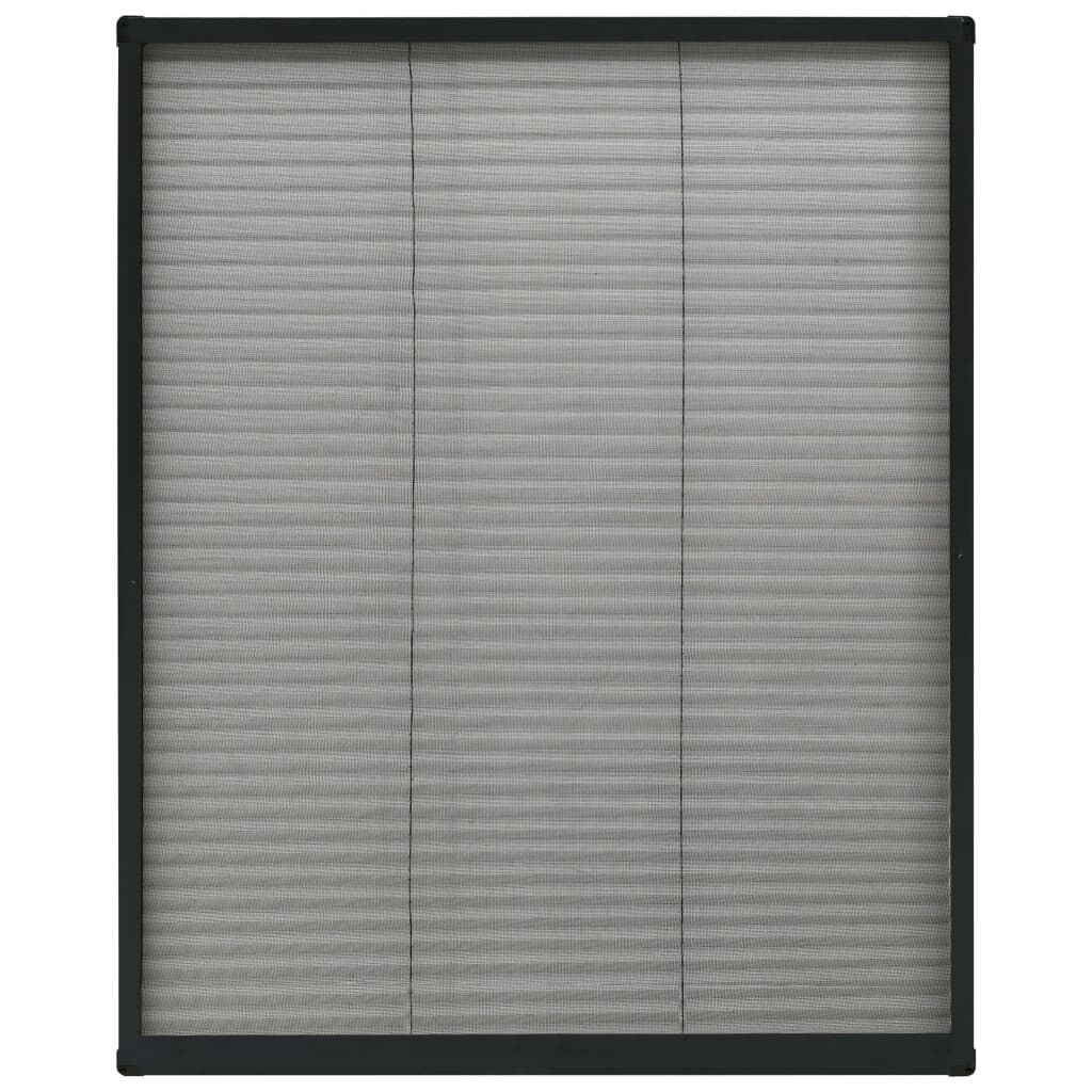 Plissé Raamhor 80x100cm Antraciet/Zwart - 33% Korting