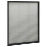 Plissé Raamhor 80x100cm Antraciet/Zwart - 33% Korting