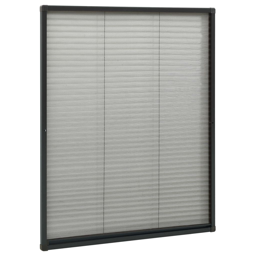 Plissé Raamhor 80x100cm Antraciet/Zwart - 33% Korting