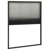 Plissé Raamhor 80x100cm Antraciet/Zwart - 33% Korting