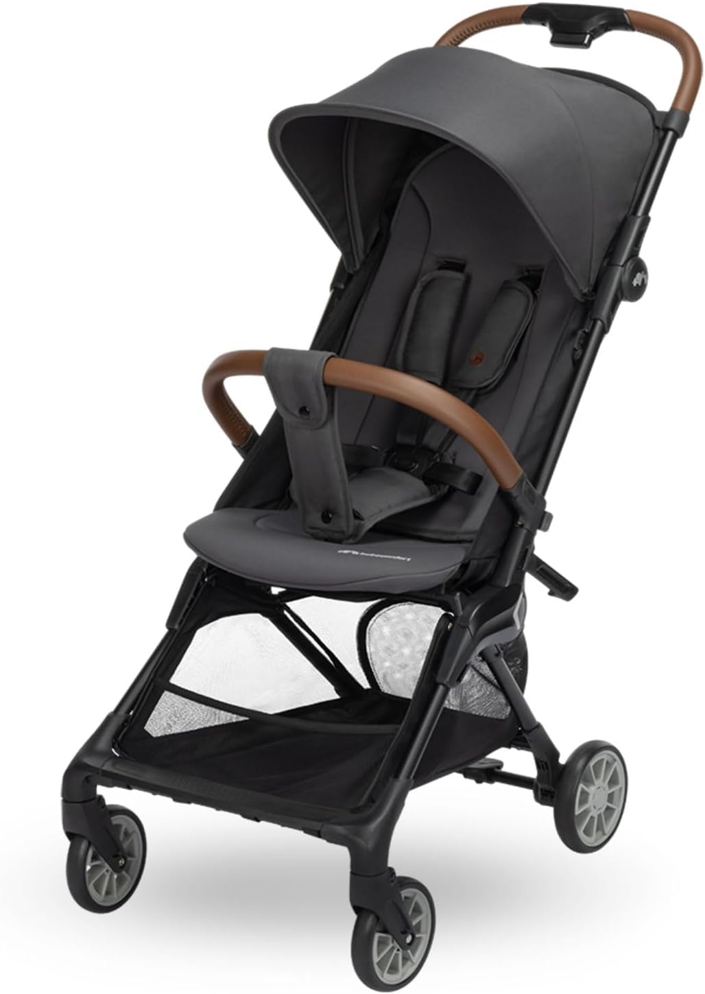 Compacte Reisbuggy Zephir 0-4 jaar | Handbagage formaat | 5.6 kg | Mineraal Grafiet | 35% Korting
