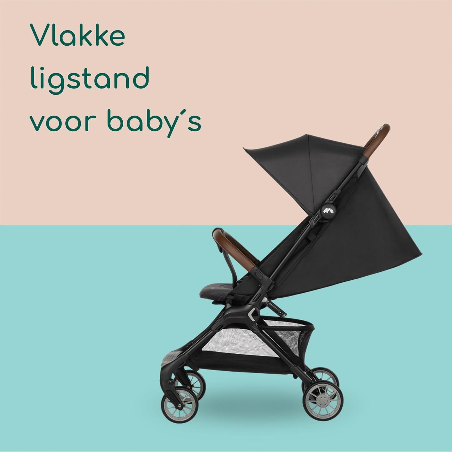 Compacte Reisbuggy Zephir 0-4 jaar | Handbagage formaat | 5.6 kg | Mineraal Grafiet | 35% Korting