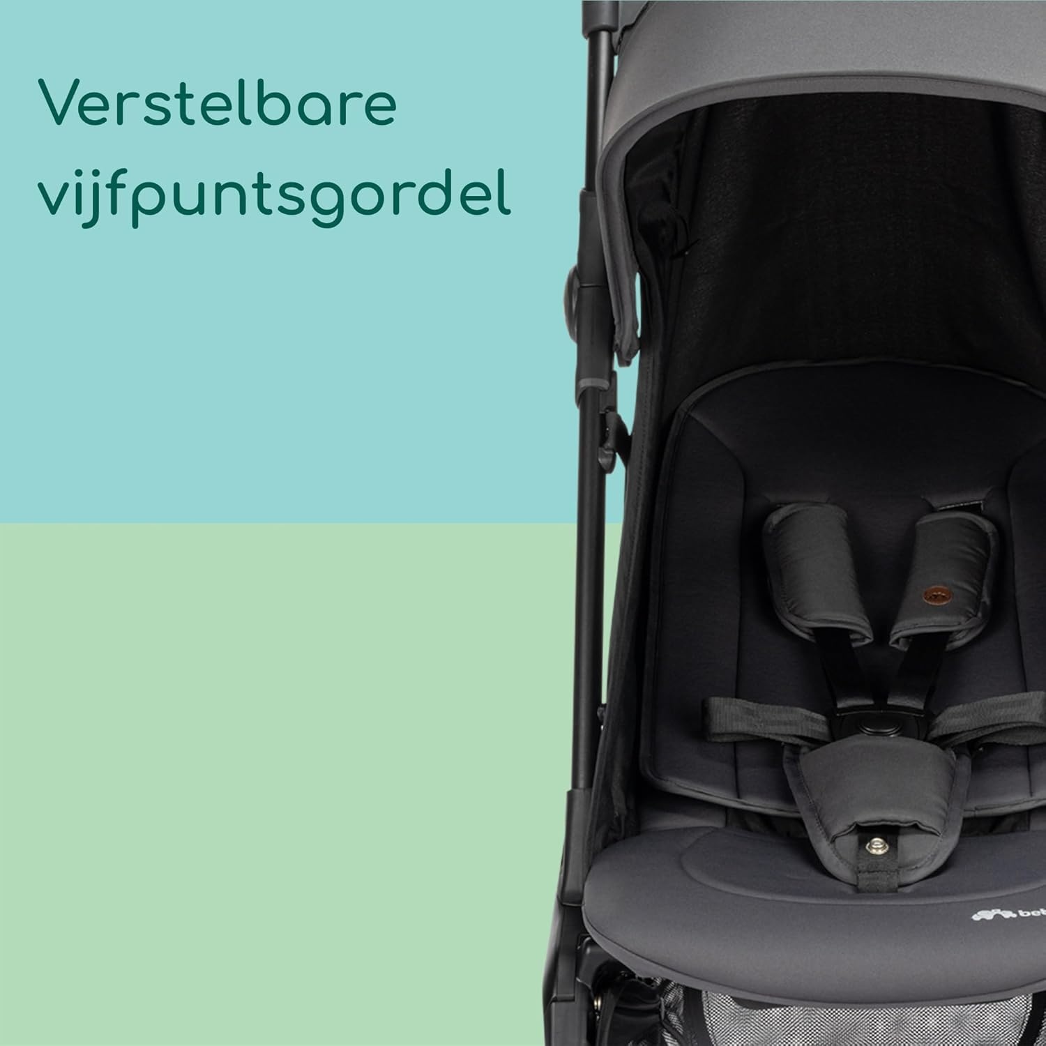 Compacte Reisbuggy Zephir 0-4 jaar | Handbagage formaat | 5.6 kg | Mineraal Grafiet | 35% Korting