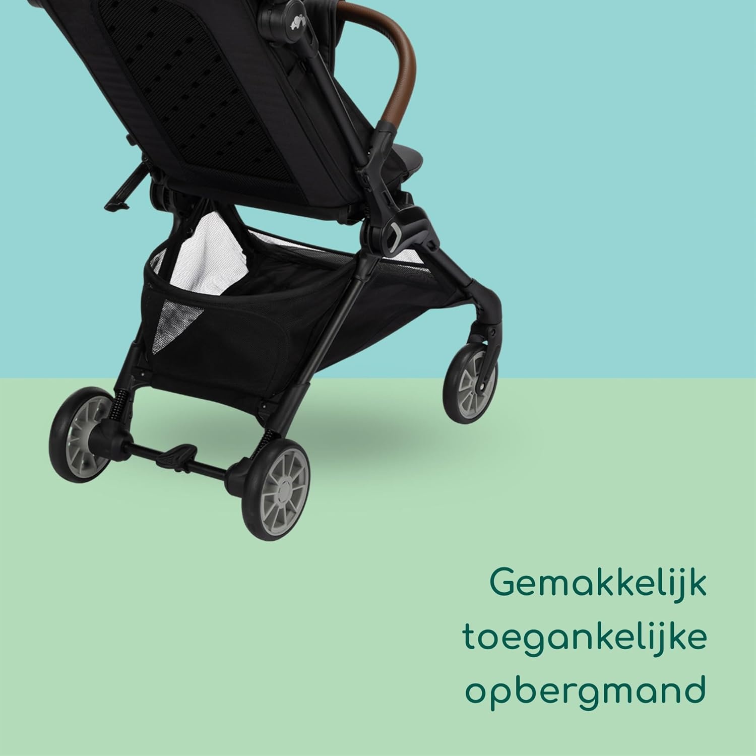 Compacte Reisbuggy Zephir 0-4 jaar | Handbagage formaat | 5.6 kg | Mineraal Grafiet | 35% Korting