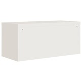 VidaXL Archiefkast Staal Wit 90x40x40 cm - 35% Korting