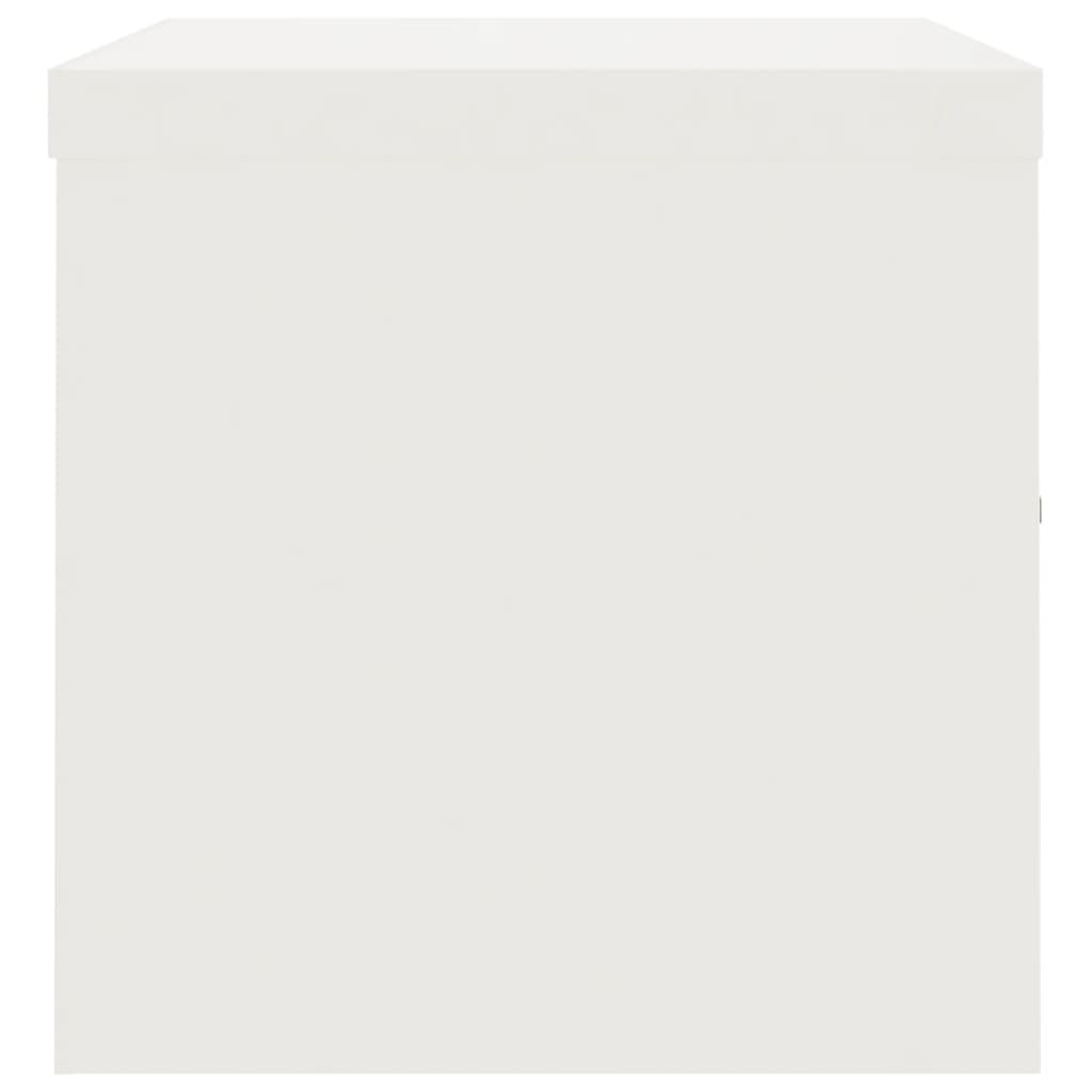 VidaXL Archiefkast Staal Wit 90x40x40 cm - 35% Korting