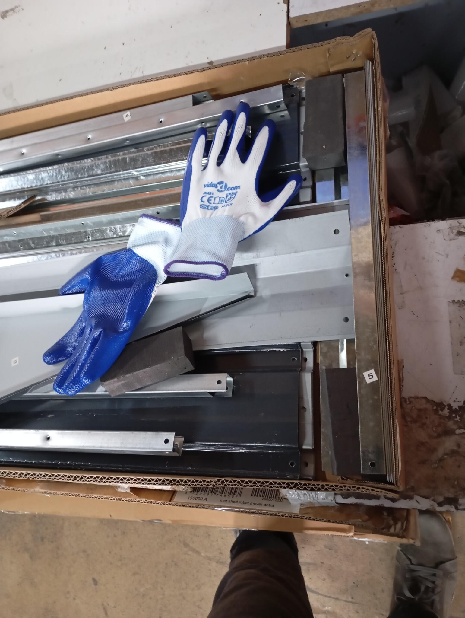 Robotmaaier Overkapping van Staal - 92x97x63 cm Antraciet (58% Korting)