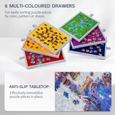 Opvouwbaar Puzzelbord voor 2000 Stukjes met 6 Lades & Standaard (54% Korting)
