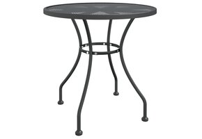 4x Inklapbare Tuinstoelen Metaalgaas Antraciet (69% Korting)