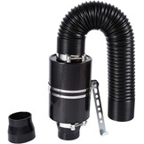 DEWIN Luchtfilterinductie Set,Universele Auto 3 "Koolstofvezelfilter Auto Koude Luchtfilter Pijp Slang Kit Set voor de Meeste Auto's